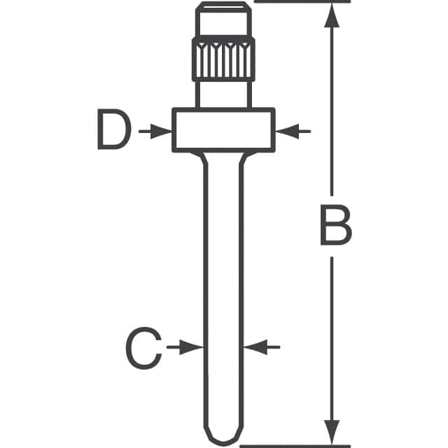 3157-0-00-15-00-00-03-0 Mill-Max Manufacturing Corp.  Connettori a singolo perno per PC